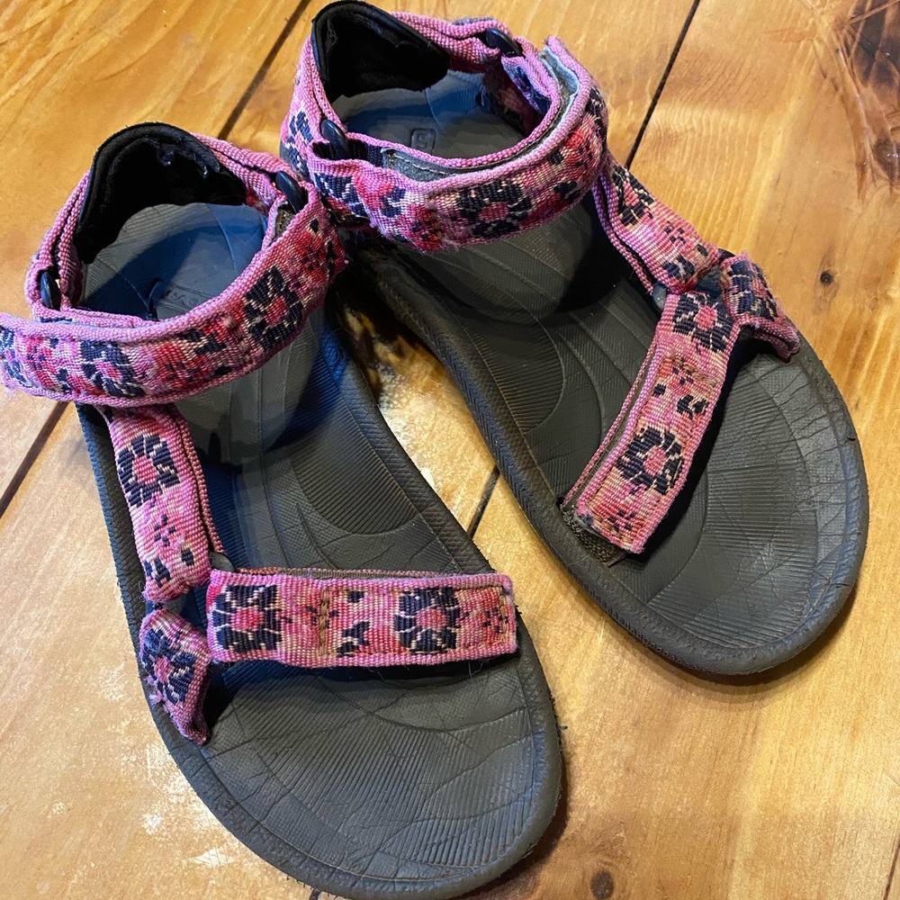 Kids Pink Teva Sandals